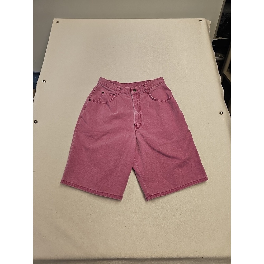 Northern Reflections Vintage Pink Denim Shorts High Waisted Cotton Size 11 Pink